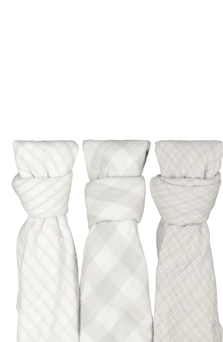 Hope & Henry Baby Muslin Swaddle Blanket 3-Pack, Alternate, color,