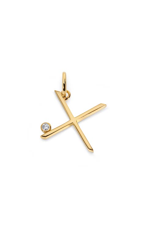Lab Grown Diamond Initial Pendant