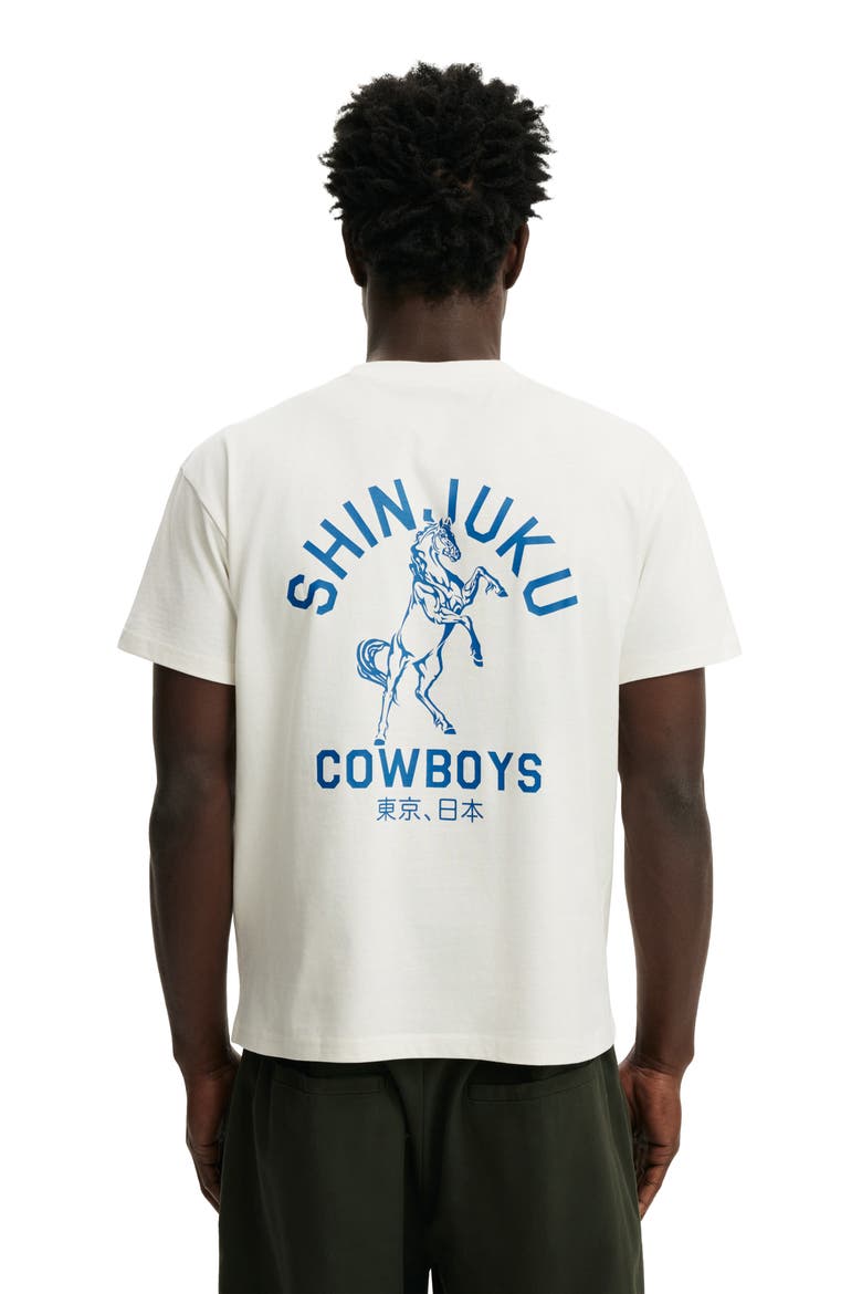 Men's Fitted Graphic T-Shirt, Alternate, color, Vintage White  Shinjuku