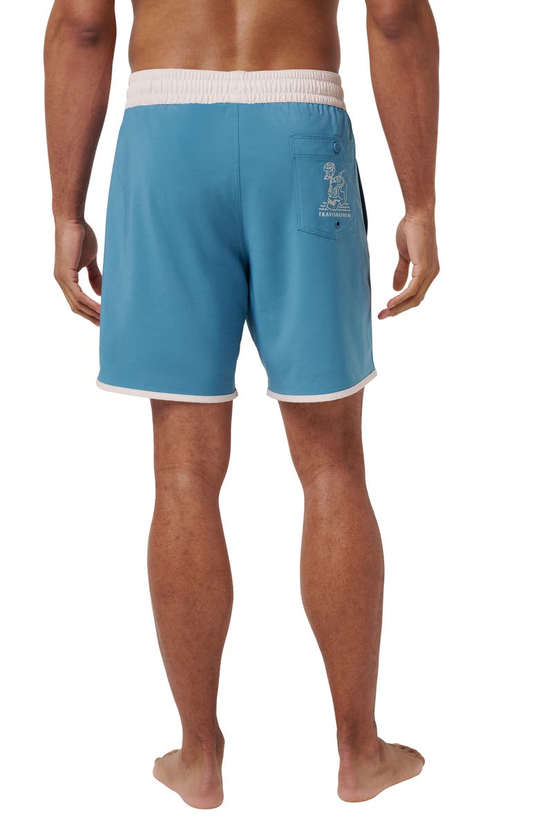 TravisMathew Lost Cave Swim Trunks, Alternate, color, Pacific Coast