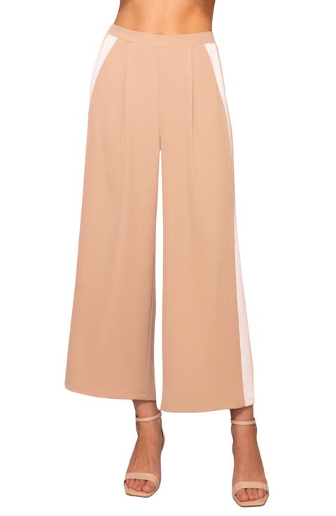 Side Stripe Wide Leg Pants