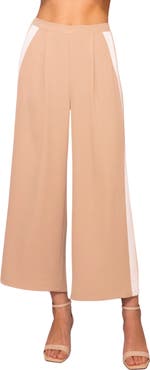 MELLODAY Side Stripe Wide Leg Pants