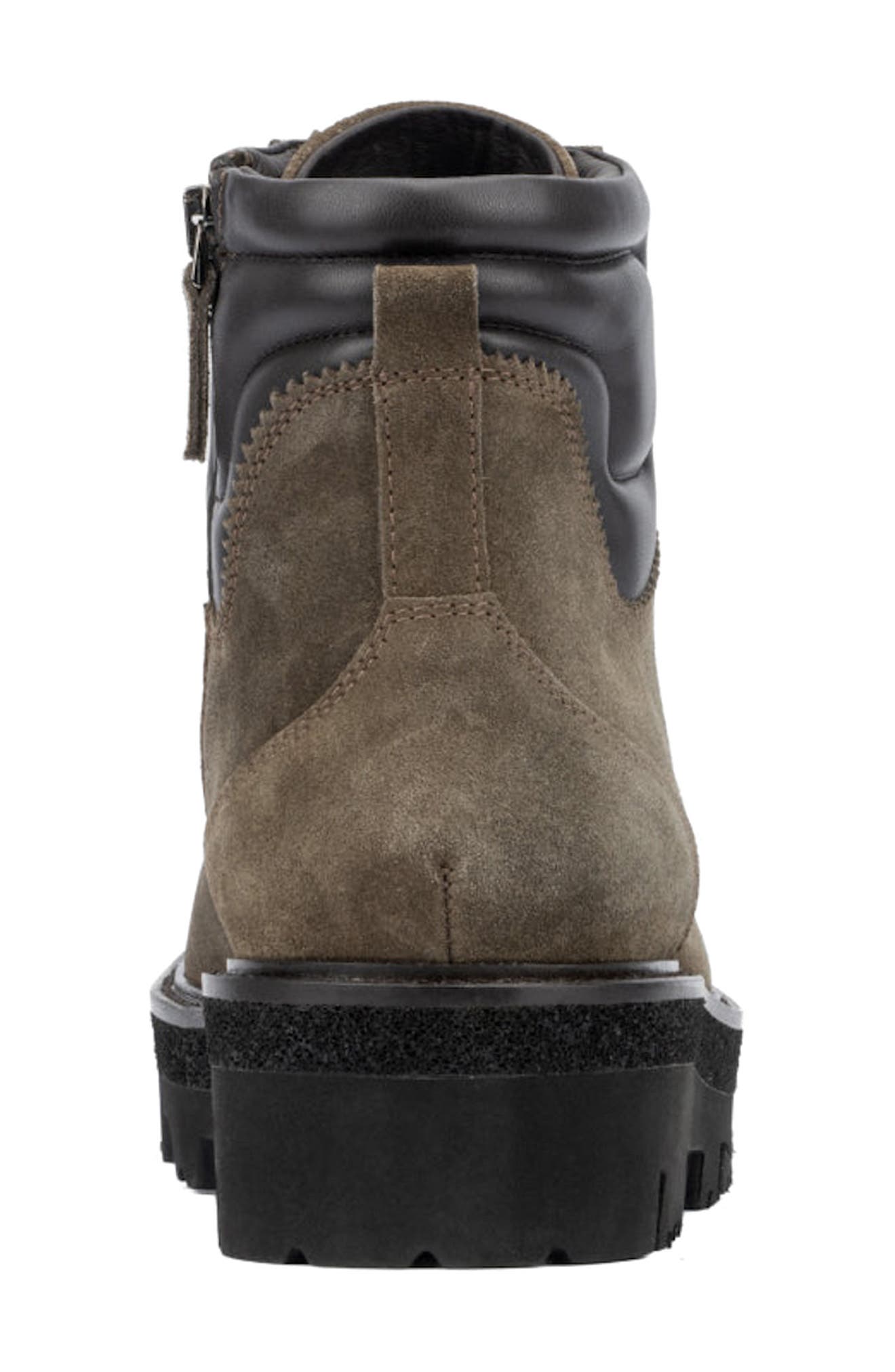 Aquatalia Fortino Water Repellent Boot, Alternate, color, Grey Brown