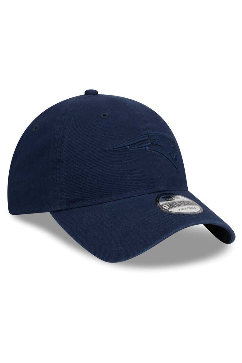 Men's New Era Navy New England Patriots Color Pack 9TWENTY Adjustable Hat, Alternate, color, Navy