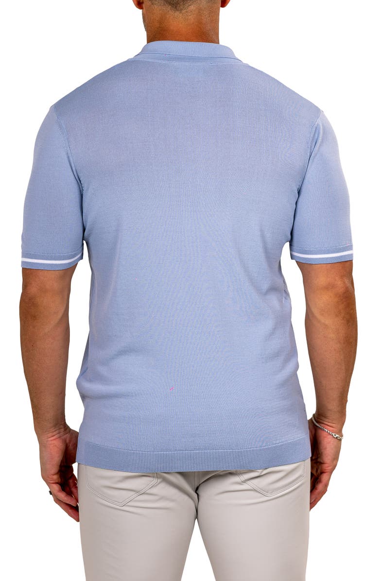Maceoo Marthy Blue Polo, Alternate, color,