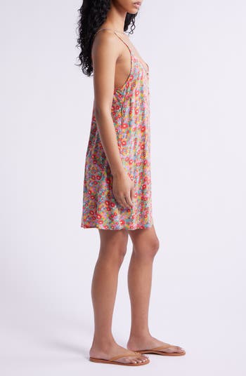 Las Dalias Ditsy Cover-Up Dress