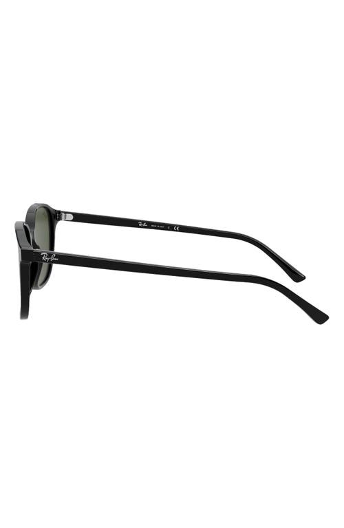 Ray Ban Ray-ban 53mm Square Sunglasses In Black/green
