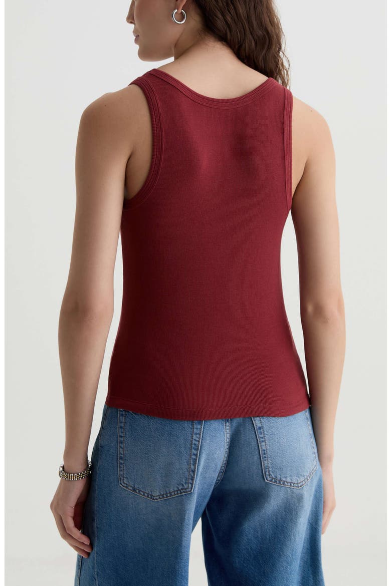 Ashley Scoop Neck Tank, Alternate, color, ADOBE CLAY