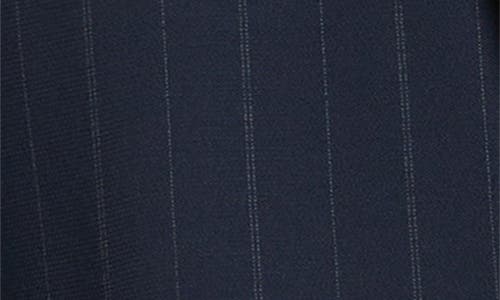 Hugo Boss Boss Janka Pinstripe Blazer In Blue
