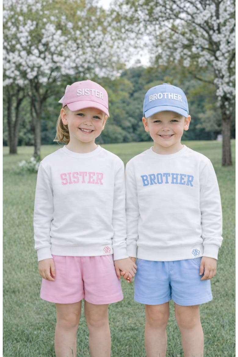 Sister Sweatshirt, Alternate, color, White/Pink