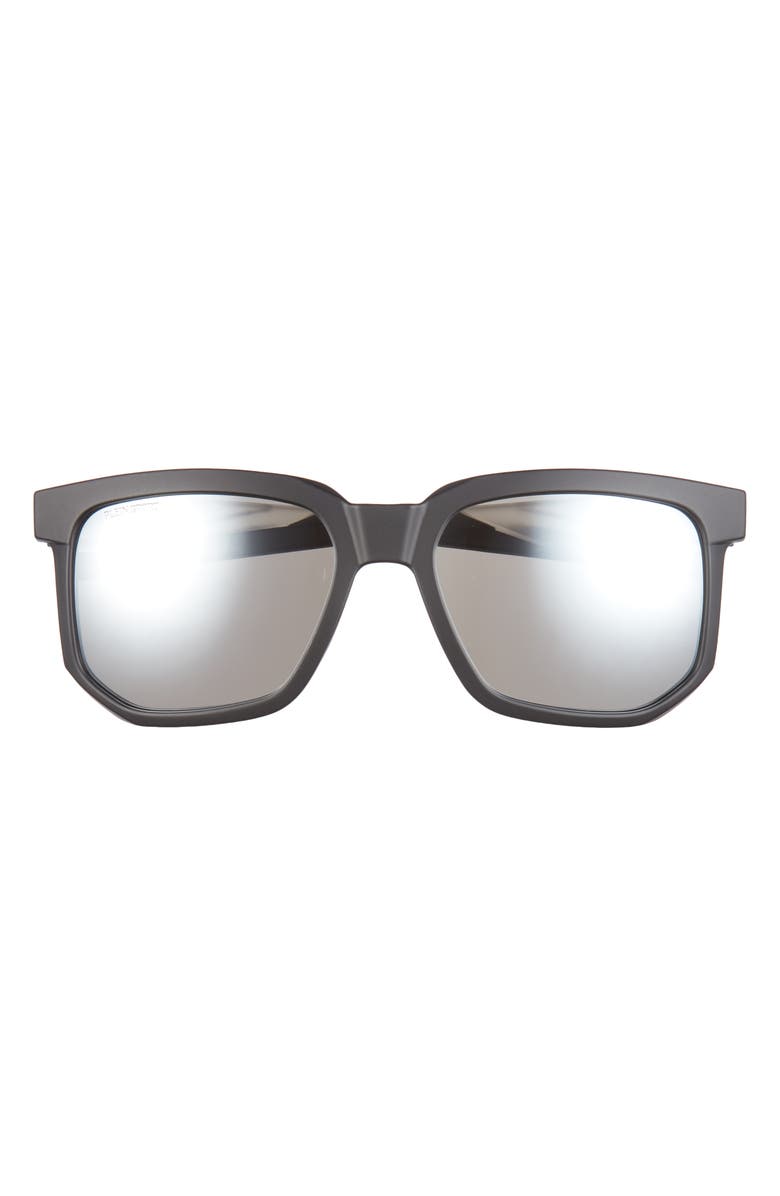 PHILIPP PLEIN 56mm Sport Square Sunglasses, Main, color, Black Black Smoke