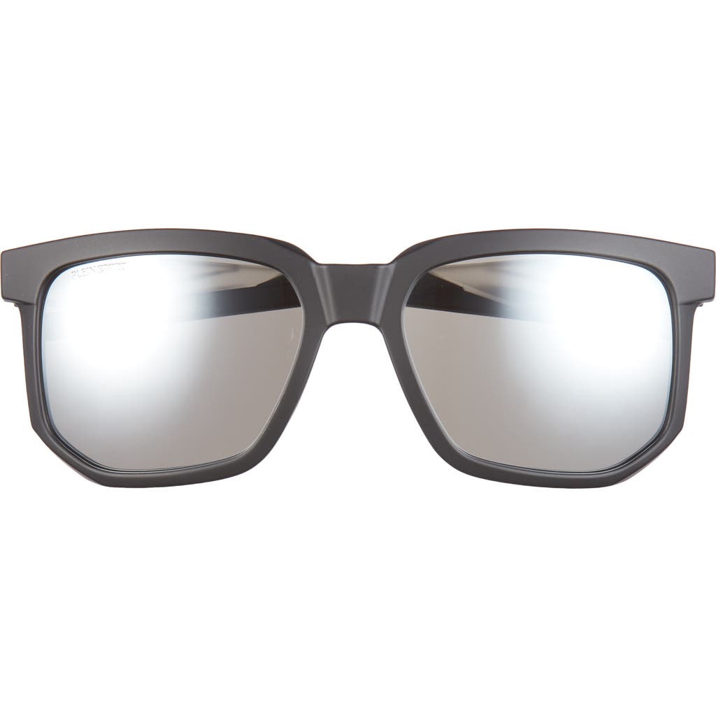 Philipp Plein 56mm Sport Square Sunglasses In Black Black Smoke