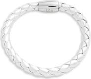 Liza Schwartz Stainless Steel & Leather Bracelet