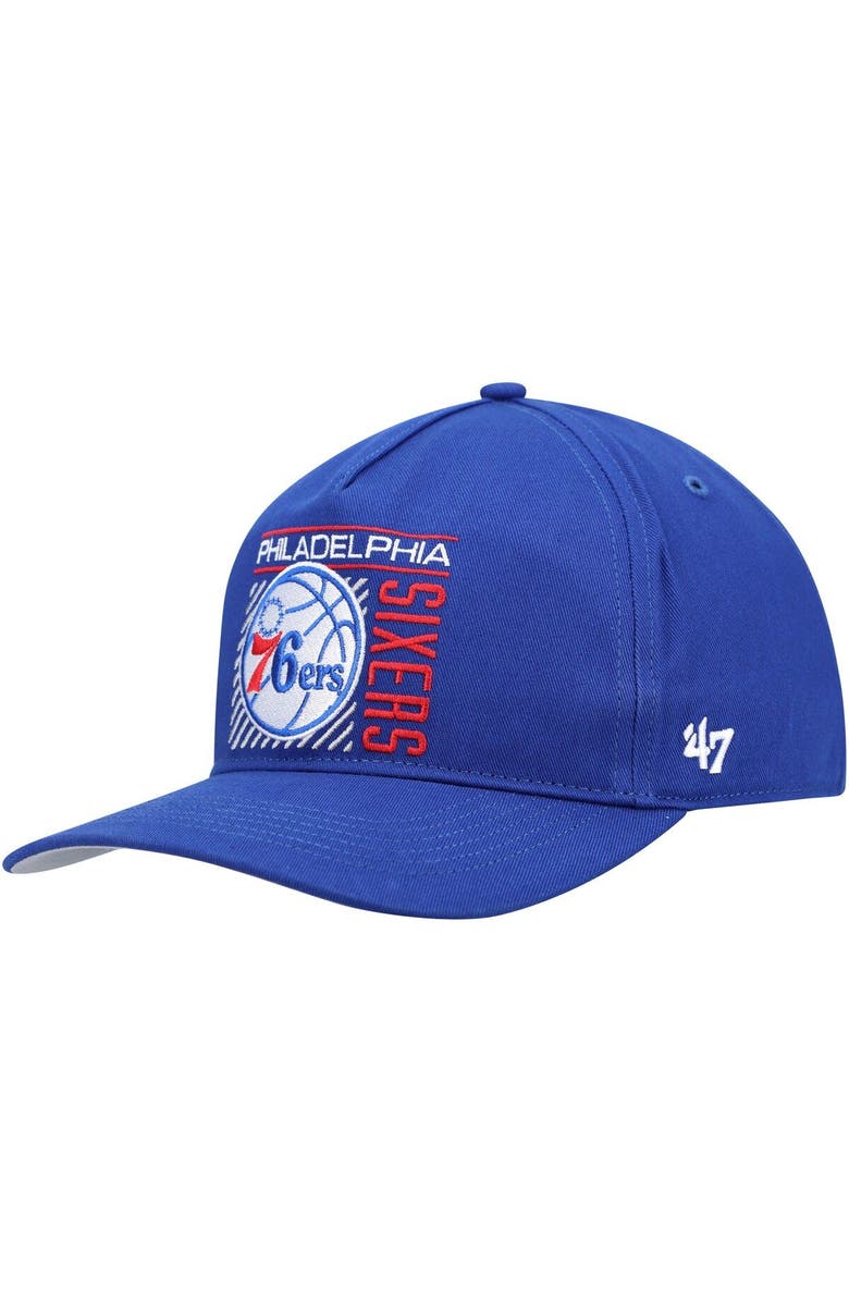 '47 Men's '47 Royal Philadelphia 76ers Reflex Hitch Snapback Hat, Main, color, Royal