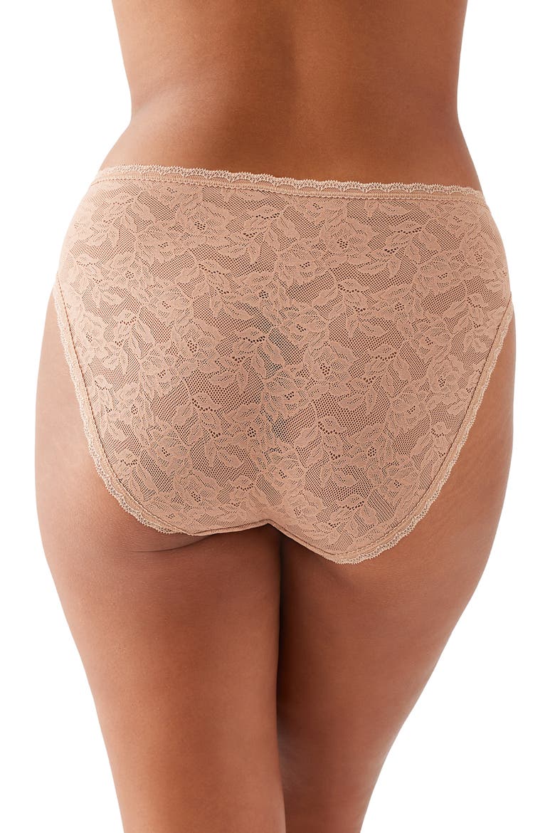 High Profile Lace High Cut Briefs, Alternate, color, ROEBUCK