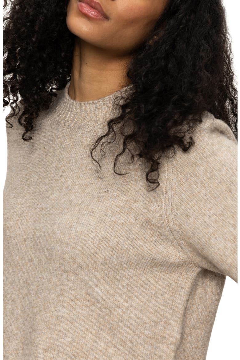 Short Sleeve Sweater, Alternate, color, HEATHER PEARL