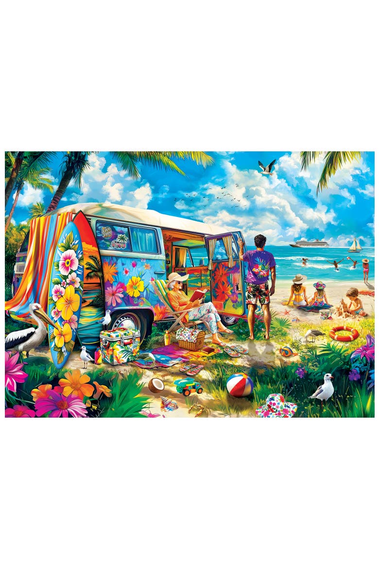 Beachside Bliss 1000 Piece Jigsaw Puzzle, Alternate, color, Multicolor