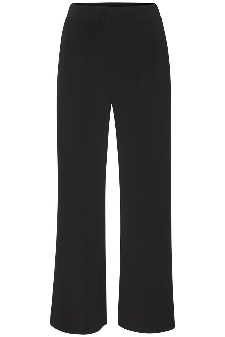 Sequin Trim Wide Leg Pants, Alternate, color, Black & Blue