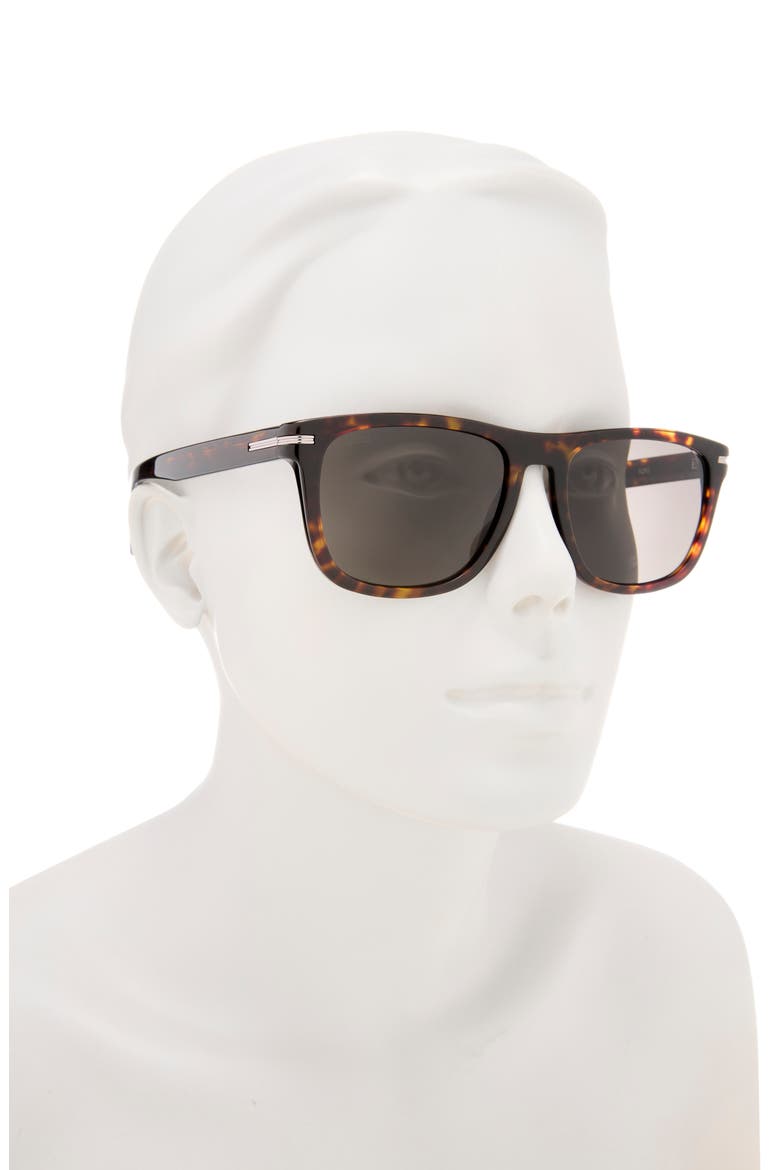 55mm Square Sunglasses, Alternate, color, HAVANA