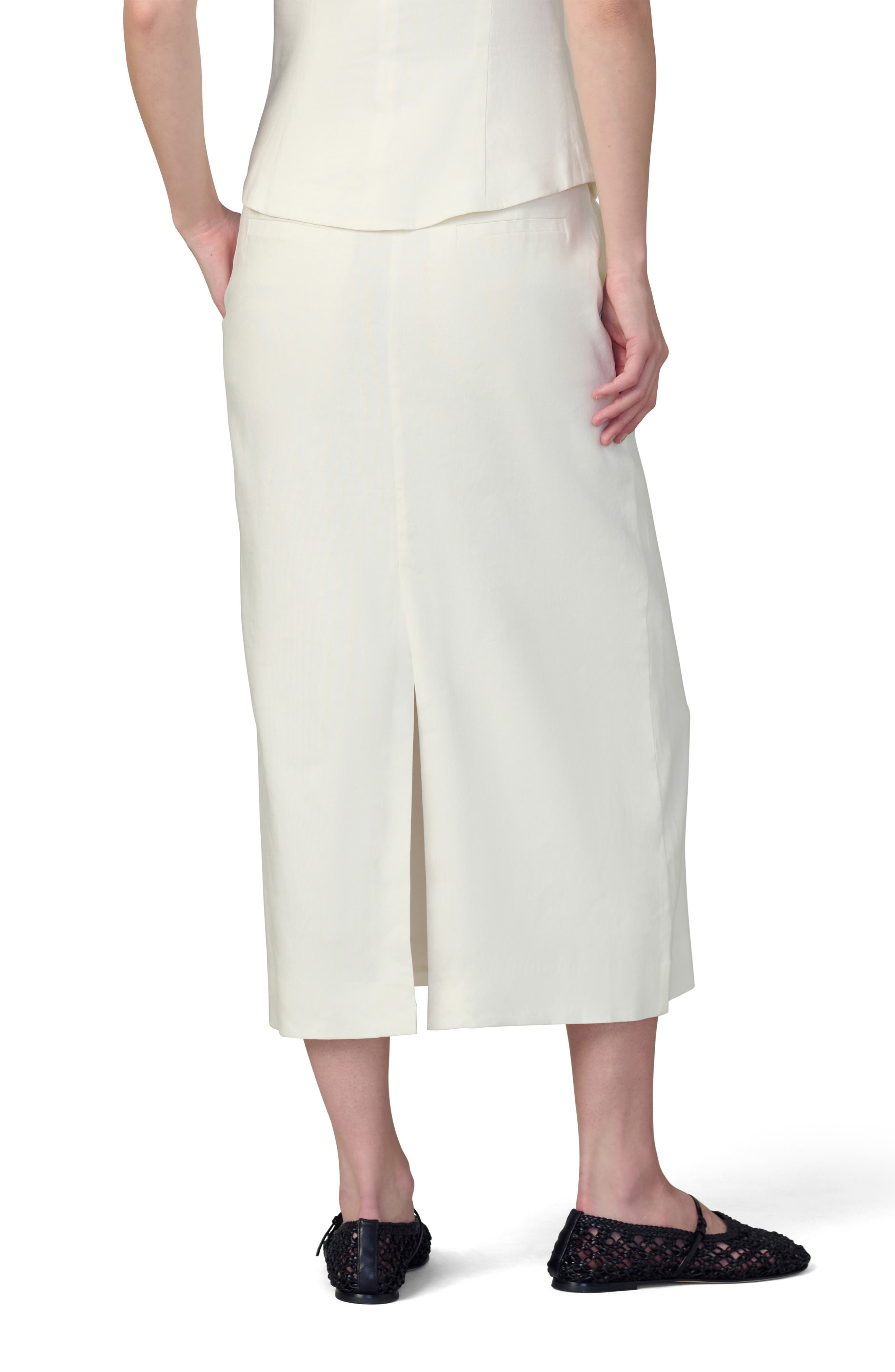 Meave Tailored Midi Skirt - image 2