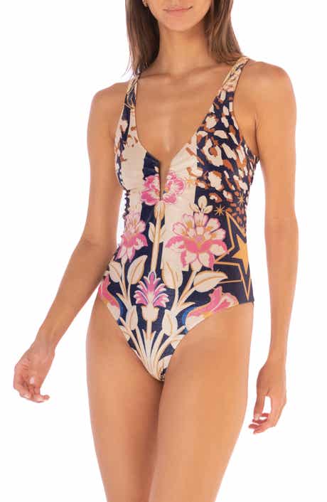 Maaji Patchwork Rose Cassidy Reversible One-Piece Swimsuit