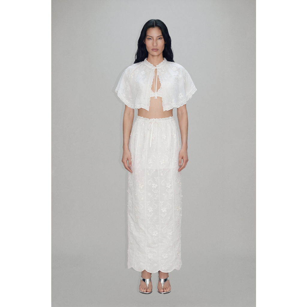 AtoÌr Marjorie Bralette and Cape in Ivory at Nordstrom, Size X-Large
