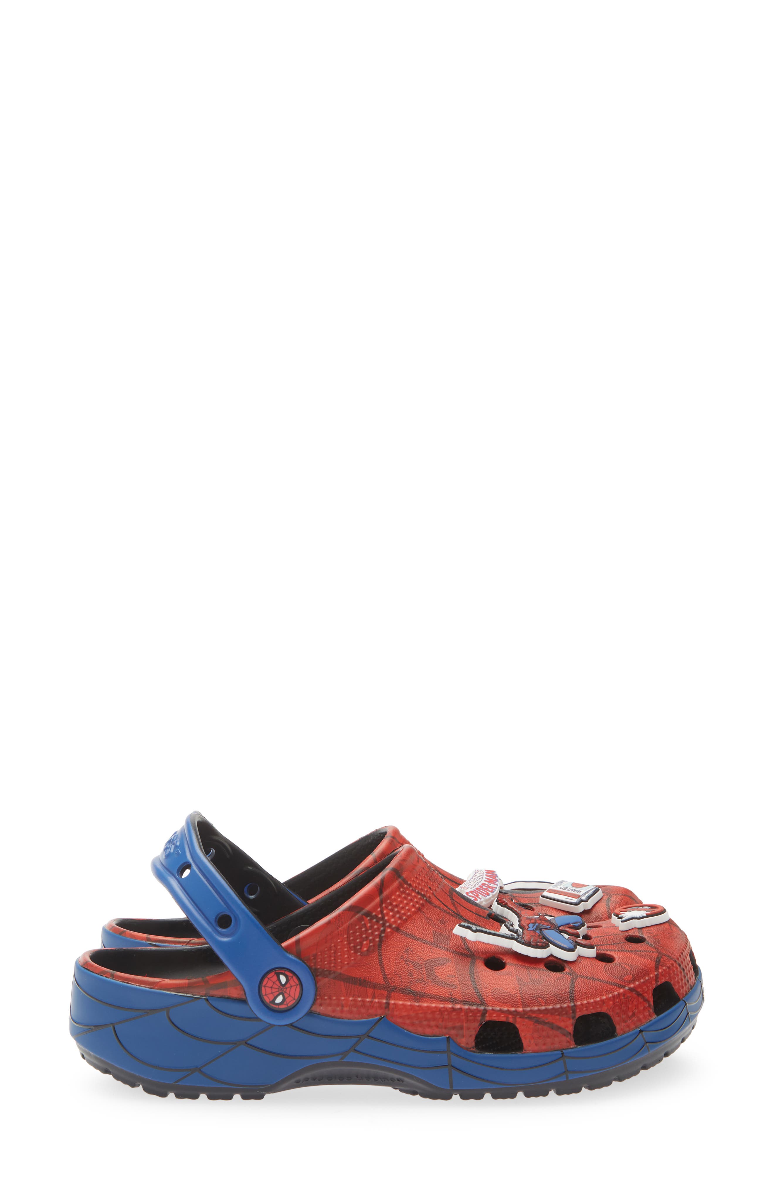 CROCS Marvel<sup>®</sup> Spider-Man<sup>®</sup> Web Classic Clog, Alternate, color, Red Multi