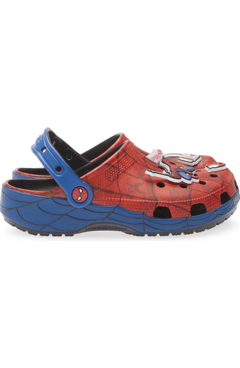 CROCS Marvel<sup>®</sup> Spider-Man<sup>®</sup> Web Classic Clog, Alternate, color, Red Multi