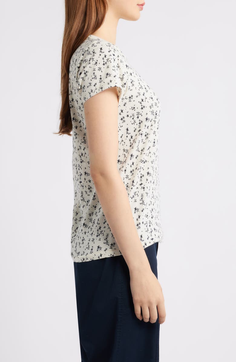 rag & bone All Over Stars T-Shirt, Alternate, color, Ivory Multi