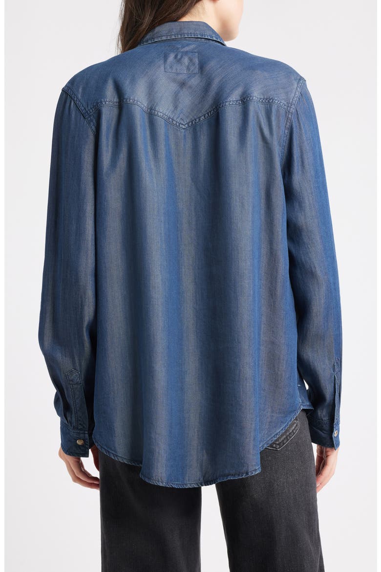 Remi Denim Shirt, Alternate, color, OCEANA