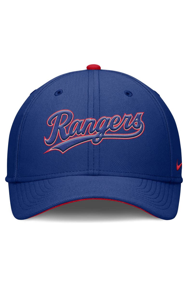 Nike Men's Nike Royal Texas Rangers Primetime Rise Dri-FIT Flex Hat, Alternate, color, Royal