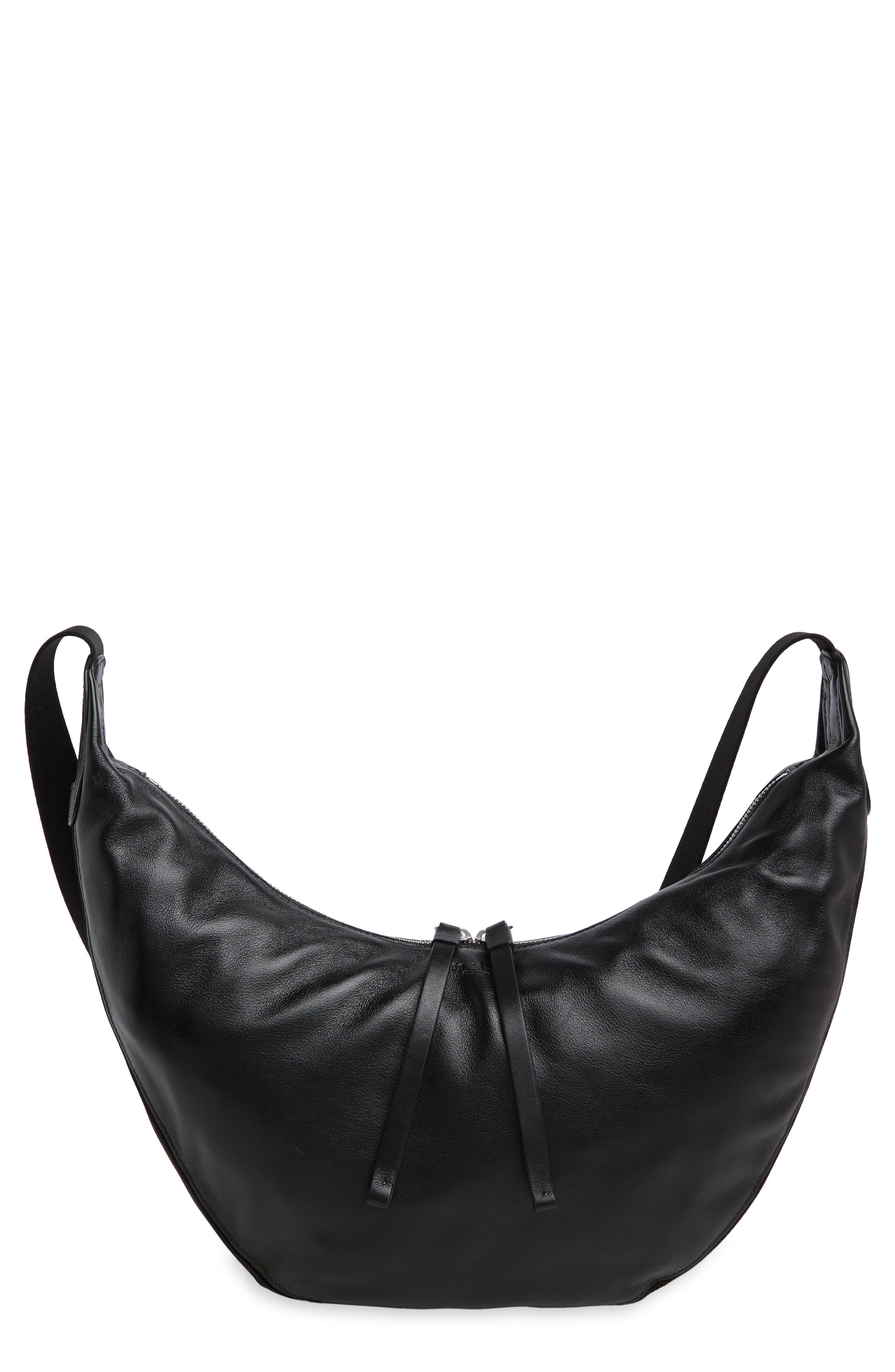 rag & bone Riser Leather Crossbody Hobo, Main, color, 