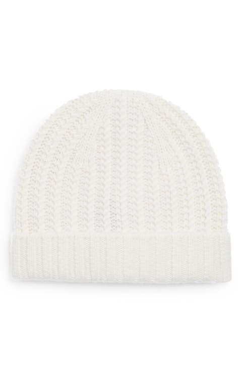 Cable Knit Cashmere Beanie
