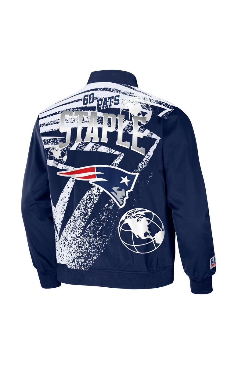 STAPLE Men's NFL x Staple Navy New England Patriots Reversible Core Jacket, Alternate, color, 