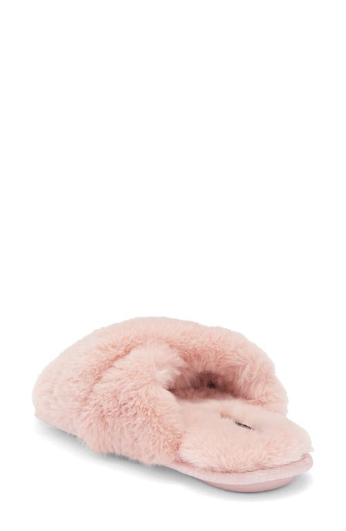 Bcbgmaxazria Faux Fur Slide Slipper In Pink