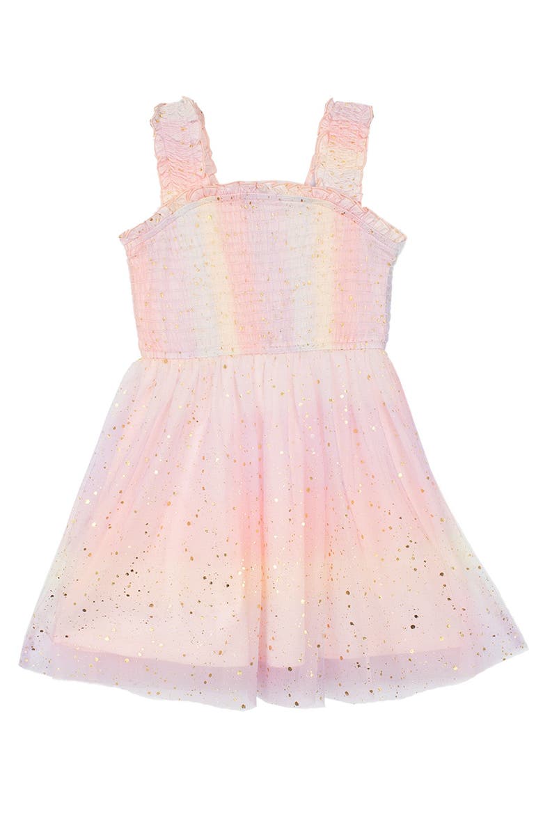 Sprinkles Ruffled Dress, Main, color, Pink