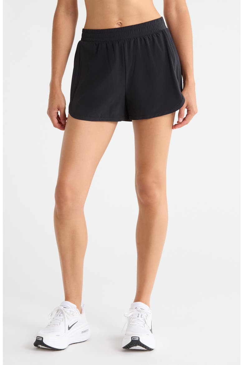 Go Retro Shorts, Main, color, TRUE BLACK