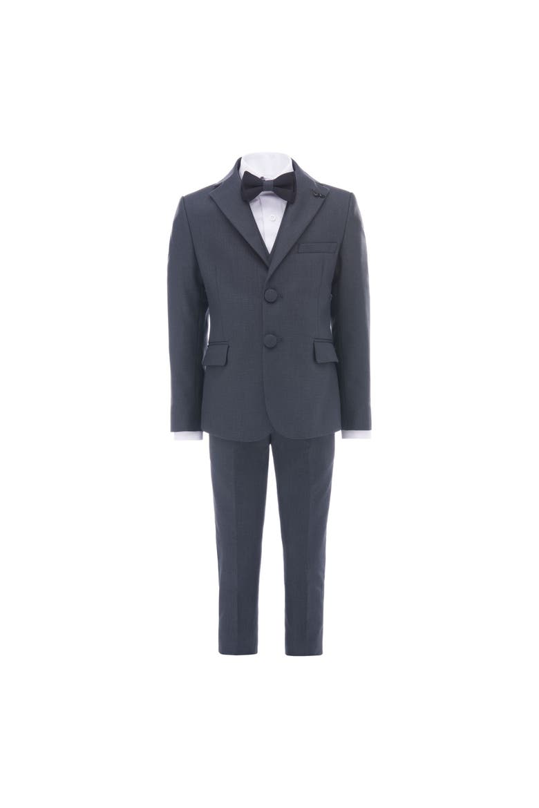Peak Lapel Tuxedo, Alternate, color, Steel Blue