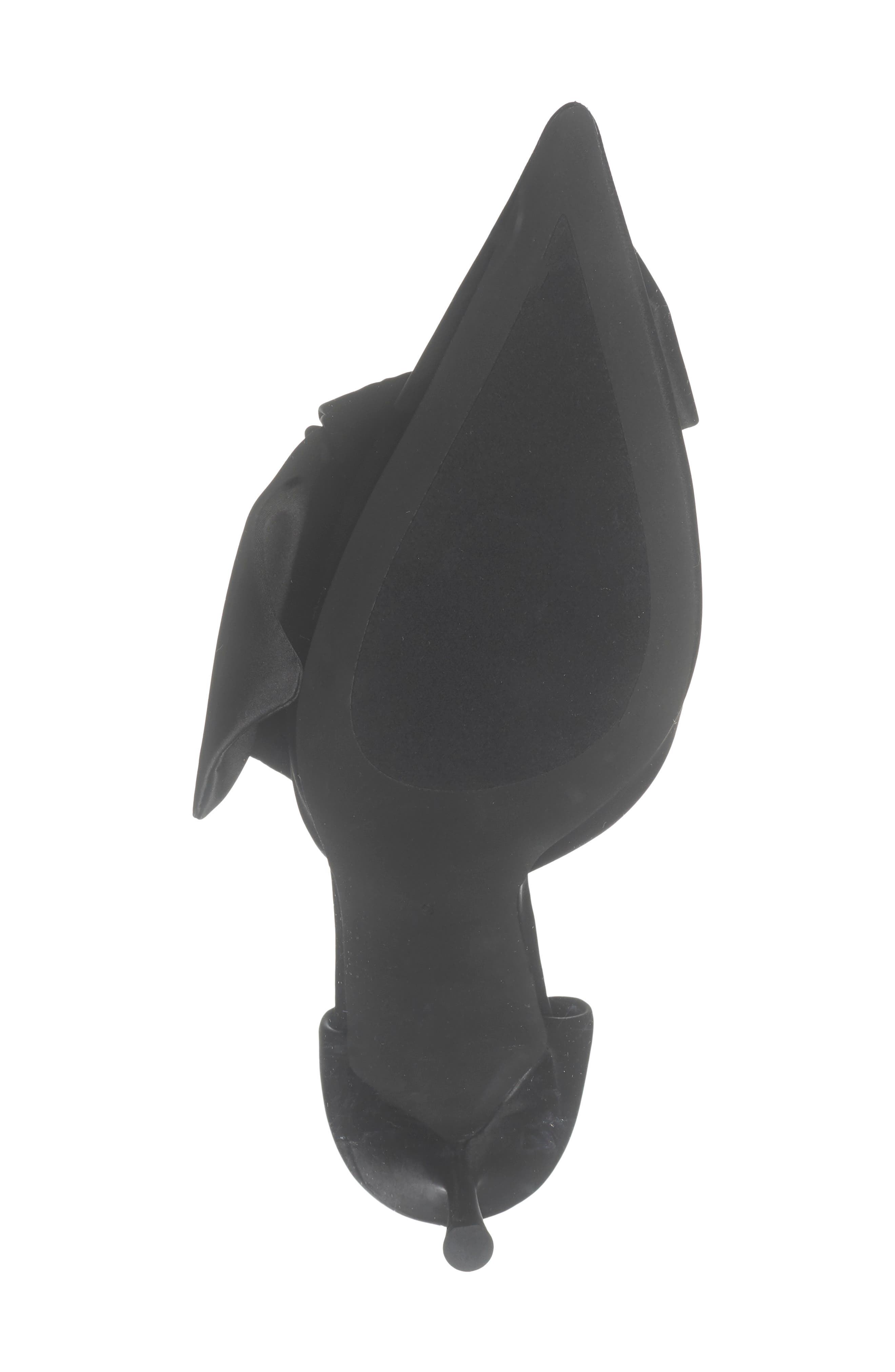 Tiff Pointed Toe Pump, Alternate, color, BLACK SATIN