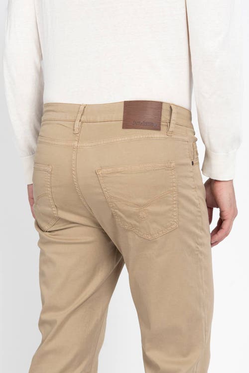 Jack Of Spades High Roller Fit Five Pocket Pants In Tan