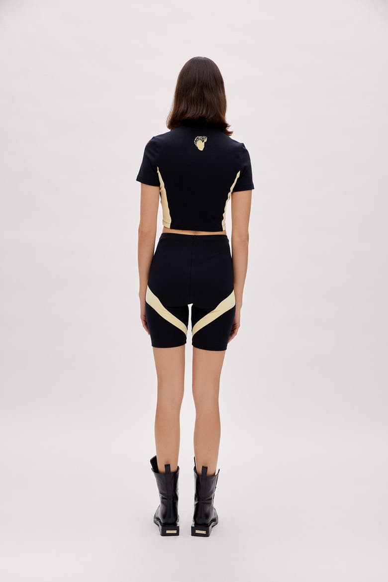 Boomerang Biker Short, Alternate, color, BLACK