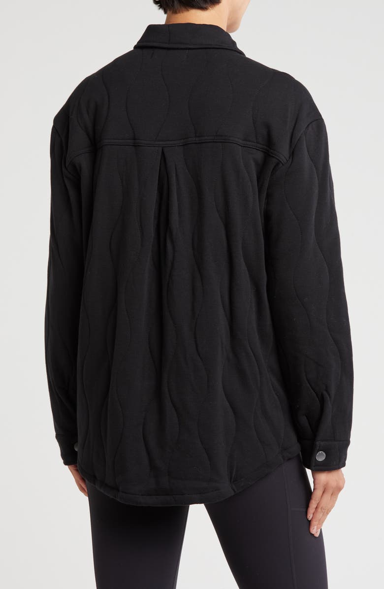 Spiritual Gangster Wave Quilted Shacket, Alternate, color, 