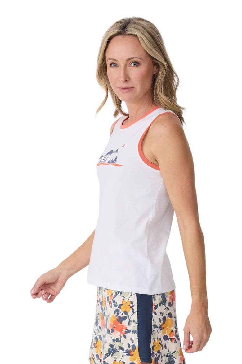 Go To Graphic Tank Top, Alternate, color, White