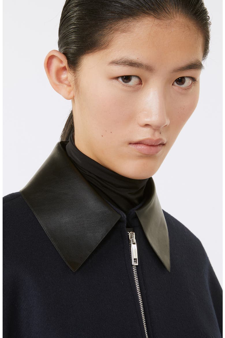 Vacuo Wool Crop Jacket, Alternate, color, MIDNIGHT BLUE