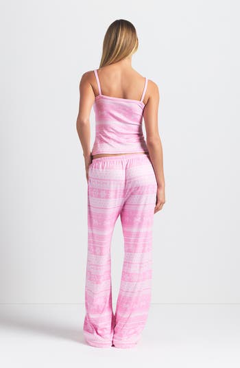 Fair Isle Plush Pointelle Camisole