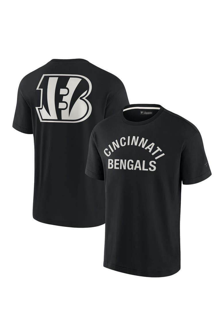 Unisex Fanatics Signature Black Cincinnati Bengals Elements Super Soft Short Sleeve T-Shirt, Main, color, Black
