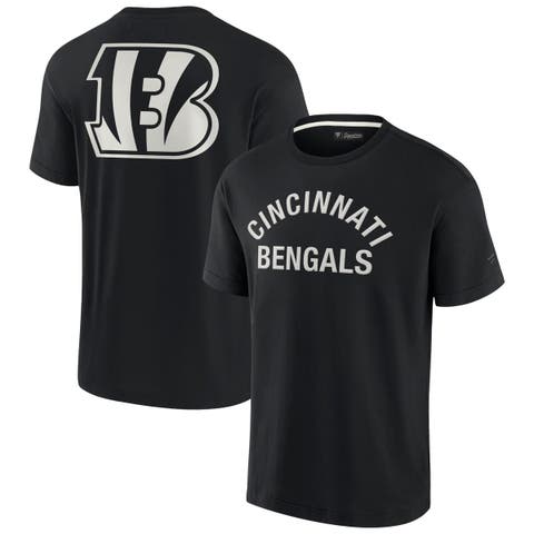 Unisex Fanatics Signature Black Cincinnati Bengals Elements Super Soft Short Sleeve T-Shirt
