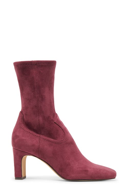 Dolce Vita Roan Block Heel Bootie In Red