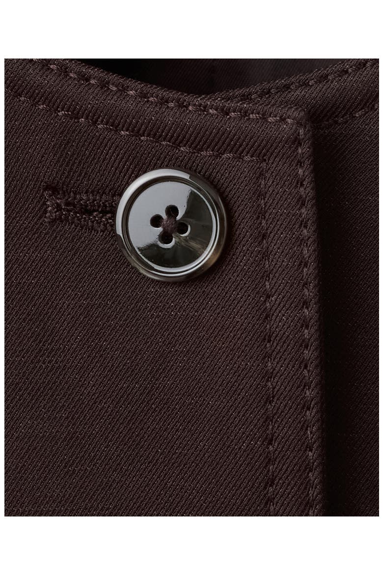 Button Vest, Alternate, color, CHOCOLATE