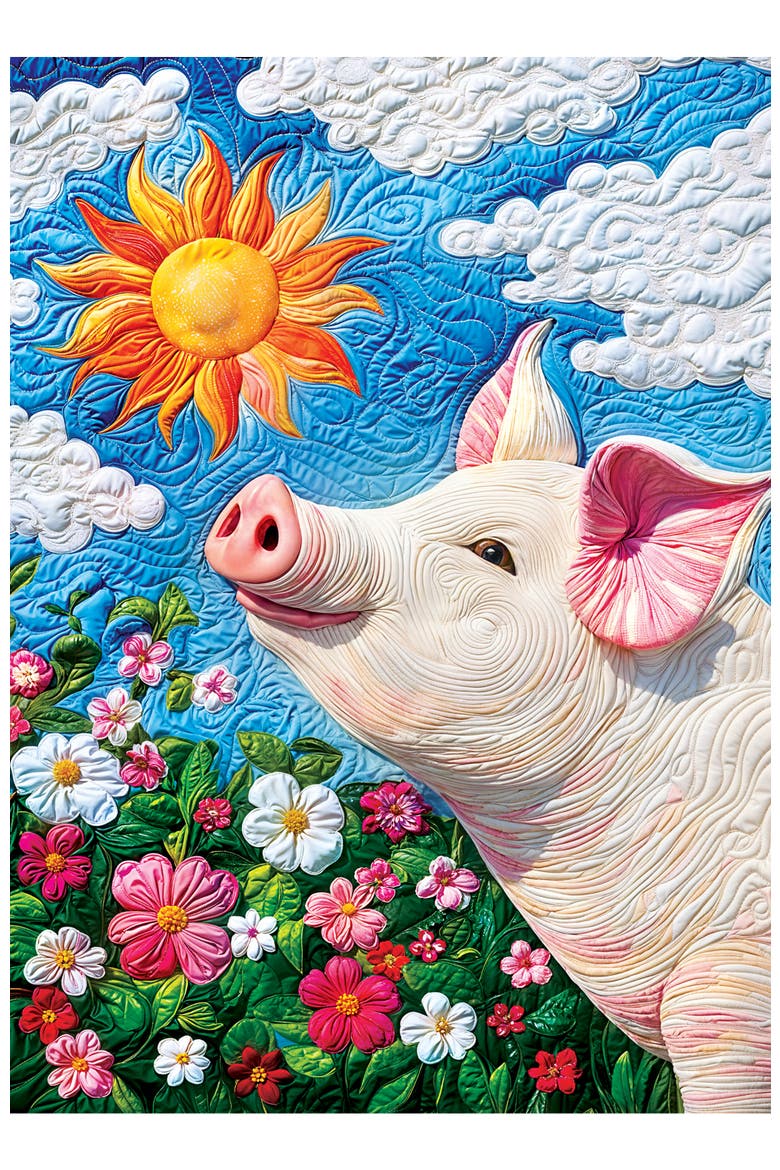 Sun-Kissed Snout 1000 Piece Puzzle, Alternate, color, Multicolor